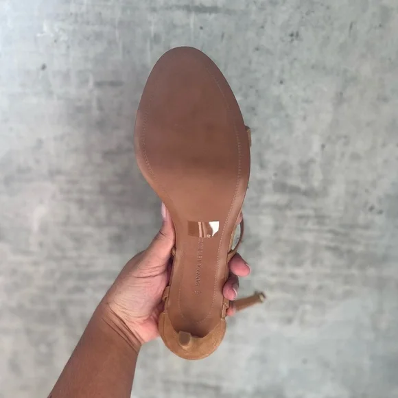 🏷️🔖🎁 New With Box Nude Strappy 4” Heels - Picture 5 of 6